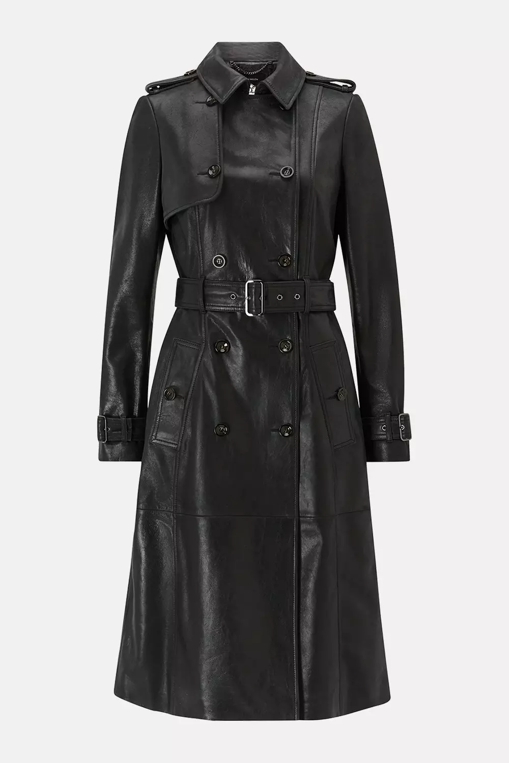 Karen millen shop black trench coat